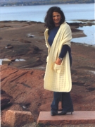 Basket Weave Pocket Shawl